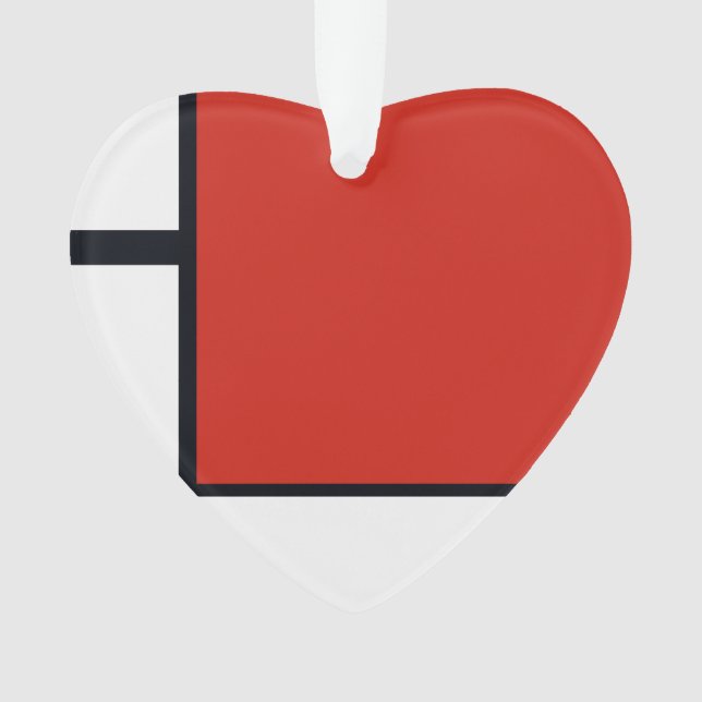 Piet Mondrian - Geometrisch Abstrakt Ornament (Vorderseite)