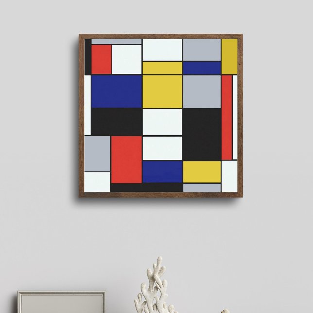 Piet Mondrian - Geometrisch Abstrakt Poster (Von Creator hochgeladen)