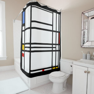 Piet Mondrian, Großauflage 10 Duschvorhang