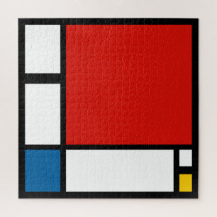 Piet Mondrian, Großkomposition ii Puzzle