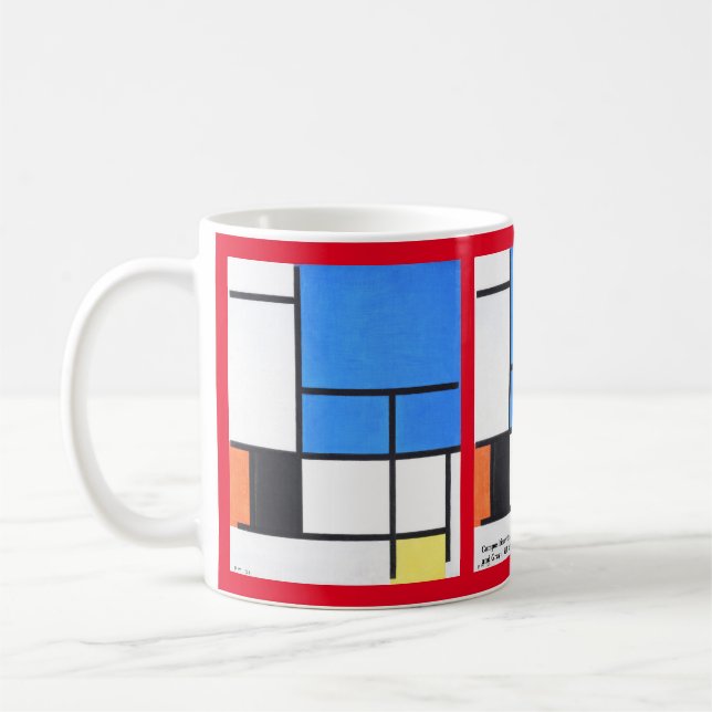 Piet Mondrian Kaffeetasse (Links)