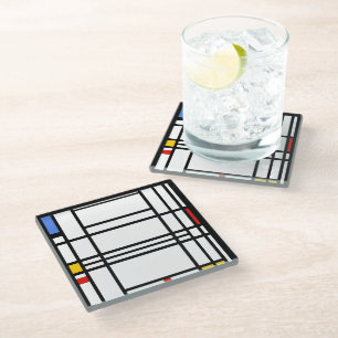 Piet Mondrian, Komposition 10 Glasuntersetzer