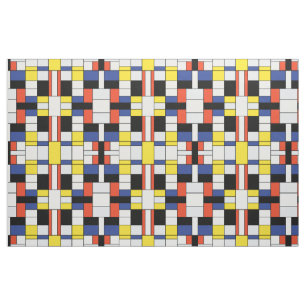 Piet Mondrian Komposition A - Abstrakte Moderne Ku Stoff