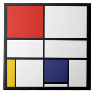 Piet Mondrian, Komposition C Fliese