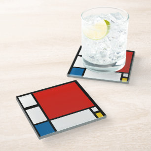 Piet Mondrian, Komposition ii Glasuntersetzer