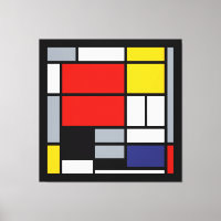 Piet Mondrian, Komposition mit großem rotem Flugze