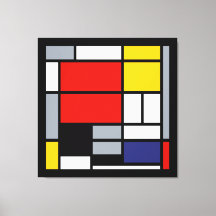 Piet Mondrian, Komposition mit großem rotem Flugze