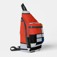 Piet Mondrian Komposition Rot Gelb Blau Druck