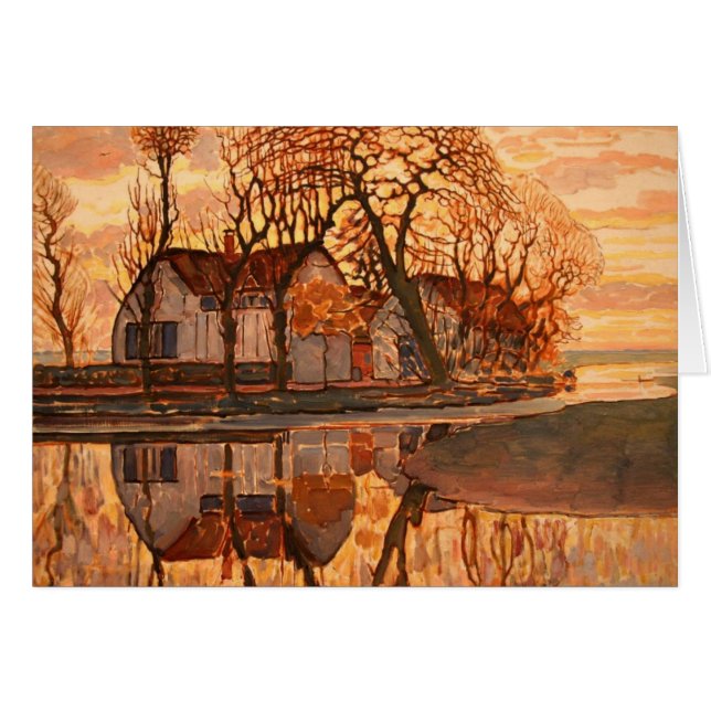 Piet Mondrian Modern Art (Vorderseite (Horizontal))