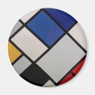 Piet Mondrian Modern Art Magnet