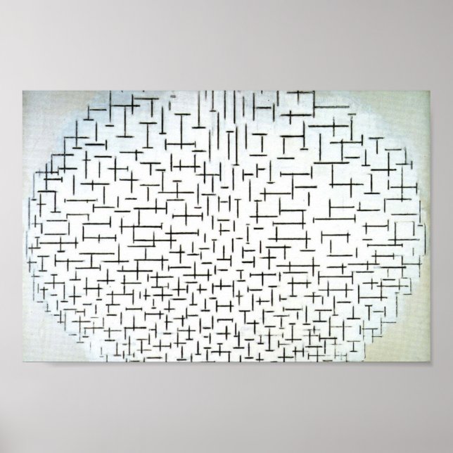 Piet Mondrian Modern Art Poster (Vorne)