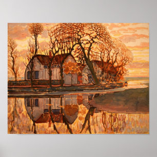 Piet Mondrian Modern Art Poster