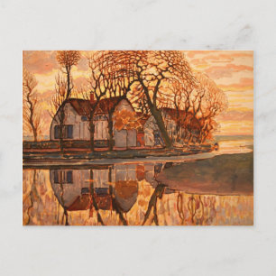 Piet Mondrian Modern Art Postkarte