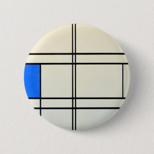 Piet Mondrian-moderne Kunst Button