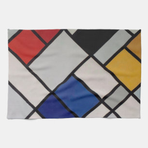 Piet Mondrian-moderne Kunst Geschirrtuch
