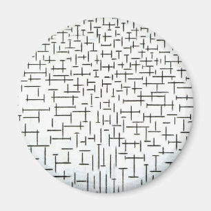Piet Mondrian-moderne Kunst Magnet
