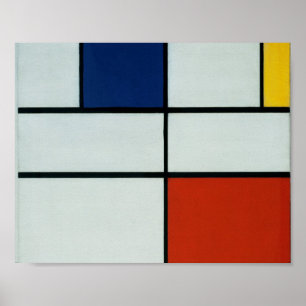 Piet Mondrian-moderne Kunst Poster