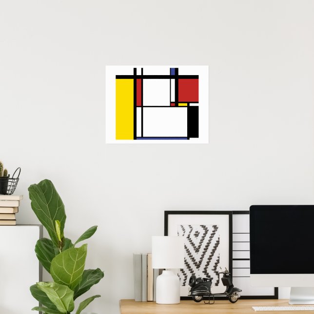 Piet Mondrian Postcard Poster (Heimbüro)