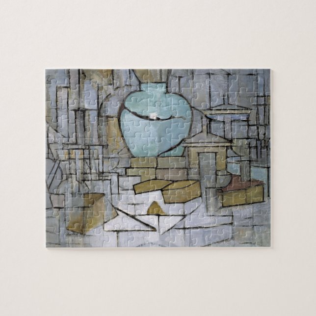 Piet Mondrian Still Life mit Gingerpot Puzzle (Horizontal)