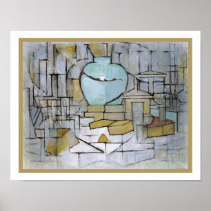 Piet Mondrian - Stillleben mit Ingwer Pot II Poster