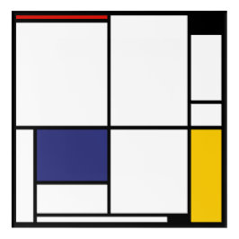 Piet Mondrian, Tableau 1 Acryl Wandkunst