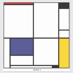 Piet Mondrian, Tableau 1 Aufkleber