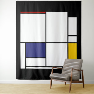 Piet Mondrian, Tableau 1 Wandteppich