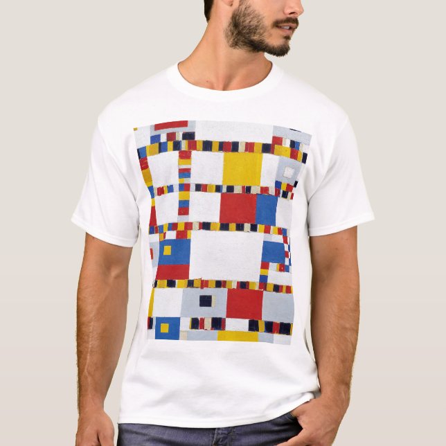 piet mondrian , victory.boogie-woogie T-Shirt (Vorderseite)