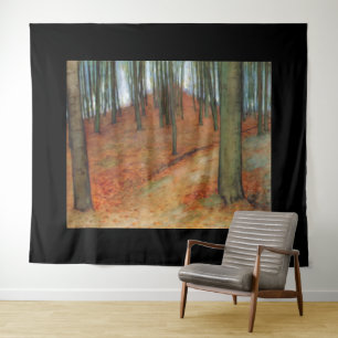 Piet Mondrian, Wald mit Buchen Wandteppich