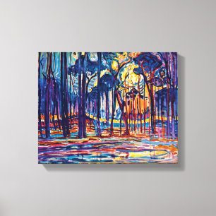 Piet Mondrian - Wälder bei Oele Feine Kunstmalerei Leinwanddruck
