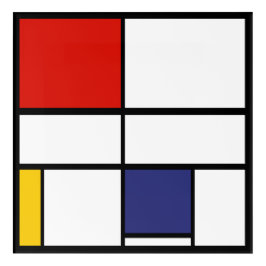 Piet Mondrian, Zusammensetzung C Acryl Wandkunst