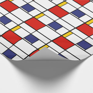 Piet Mondrian, Zusammensetzung C Geschenkpapier