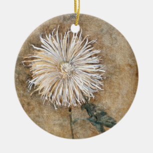 Piet Mondrians Chrysanthemum - Zeitlose Eleganz Keramik Ornament