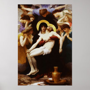 Pieta Jesus Crucifixe Lamentation Jungfrau Mary A Poster