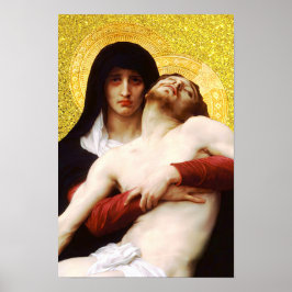Pieta Jesus Crucifixion Lamentation Jungfrau Mary  Poster