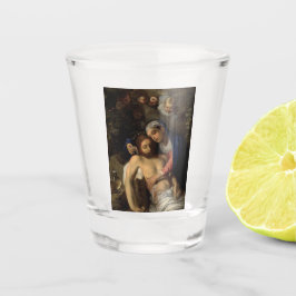 Pietà (Maria und Jesus) (von Adam Elsheimer) Schnapsglas