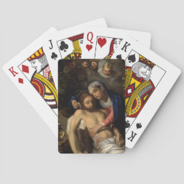 Pietà (Maria und Jesus) (von Adam Elsheimer) Spielkarten