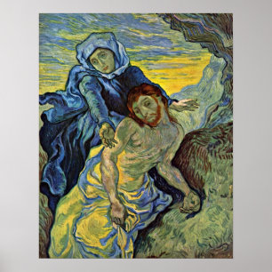 Pieta (nach Delacroix) durch Vincent Willem Van Poster