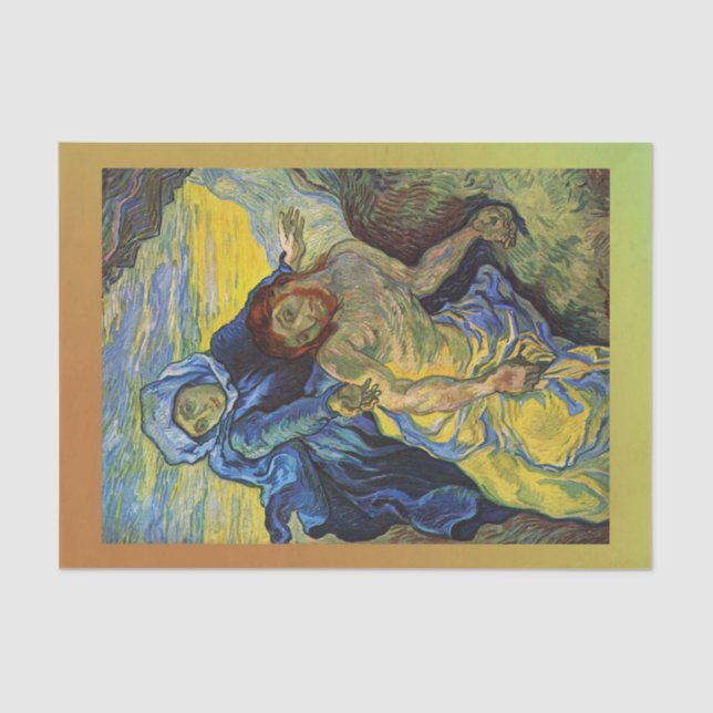 Pieta, Vincent van Gogh Seidenpapier (Vorderseite)