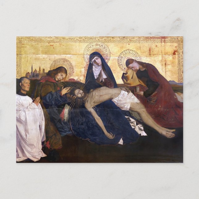 Pietà von Villeneuve-lès-Avignon Postkarte (Vorderseite)