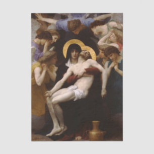 Pieta von William Bouguereau Seidenpapier