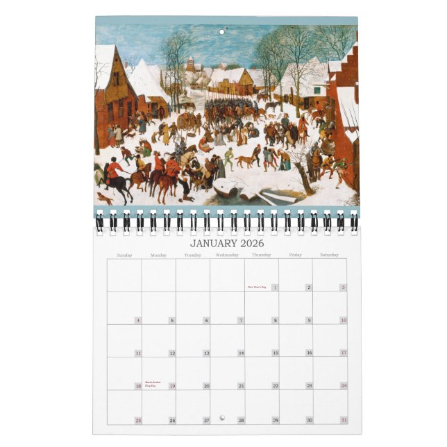 Pieter Bruegel ältere kleine 2016 Kalender (Jan 2026)