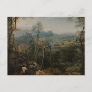 Pieter Bruegel, der Ältere-Der Magpie auf dem Galg Postkarte