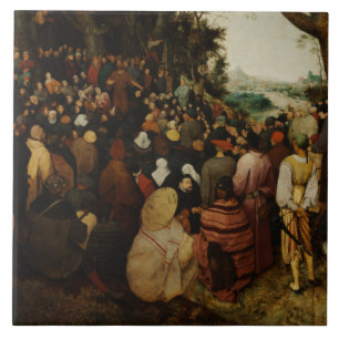 Pieter Bruegel der Ältere - Der Sermon des hl. Joh Fliese