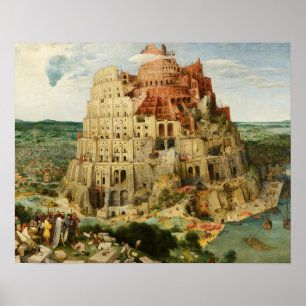 Pieter Bruegel der Ältere - Der Turm von Babel Poster