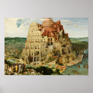 Pieter Bruegel der Ältere - Der Turm von Babel Poster