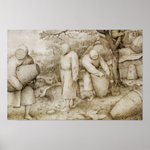 Pieter Bruegel der Älteste - die Imker Poster