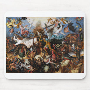 Pieter Bruegel , "Der Fall der Engel der Rebellen" Mousepad