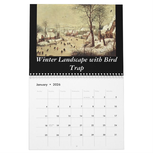 Pieter Bruegel der Kalender des Ältest-2013 (Jan 2026)
