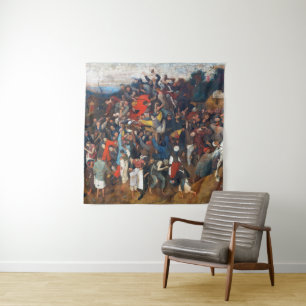Pieter Bruegel, der Wein des Heiligen Martins Wandteppich